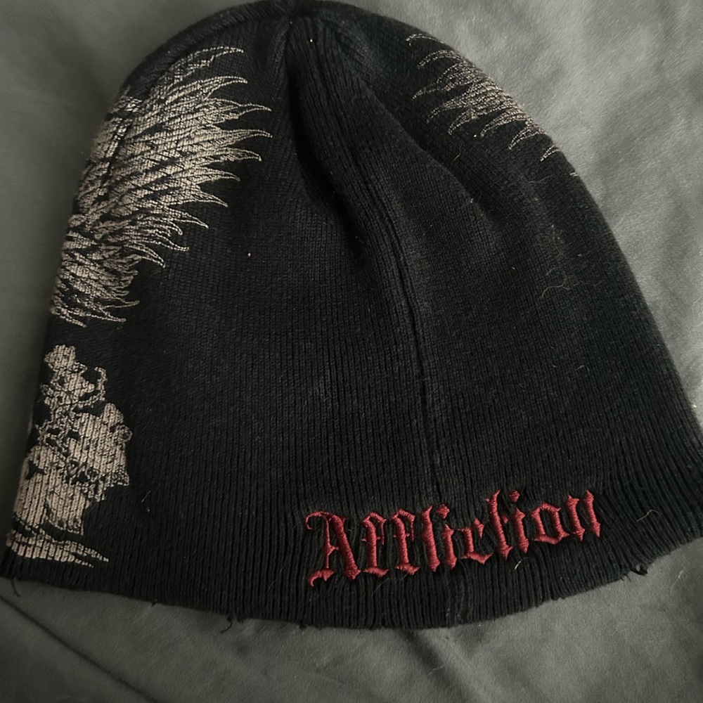 rare affliction beanie